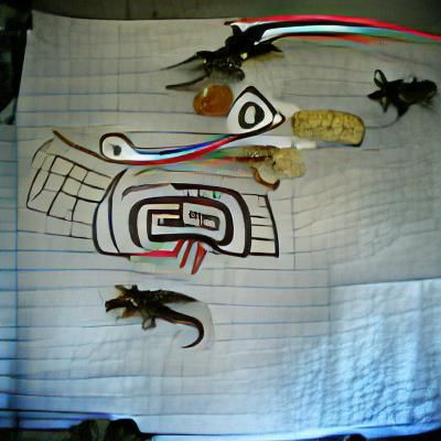 Ancient Aztec Symbols: Monkey, Lizard, and Night Lord