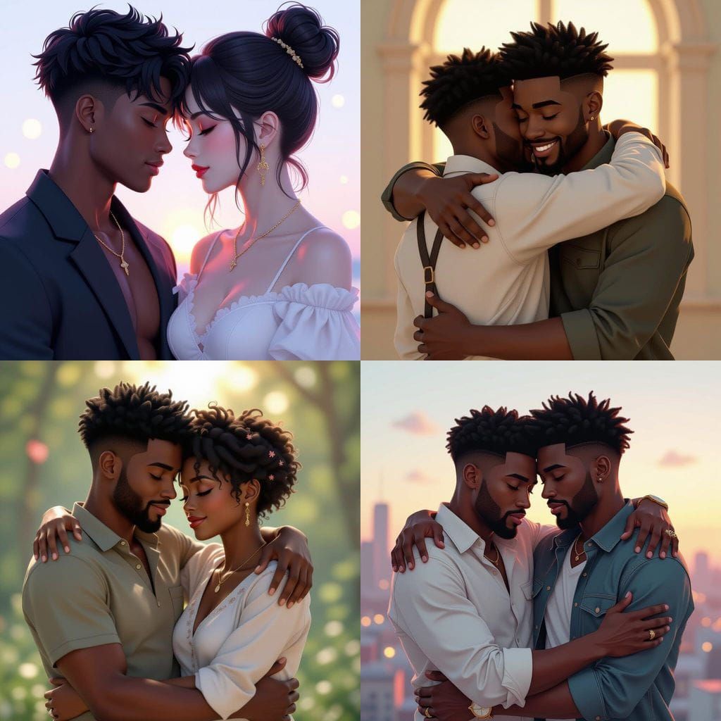 Black Gay Love Triumphs Over Adversity in Anime Style