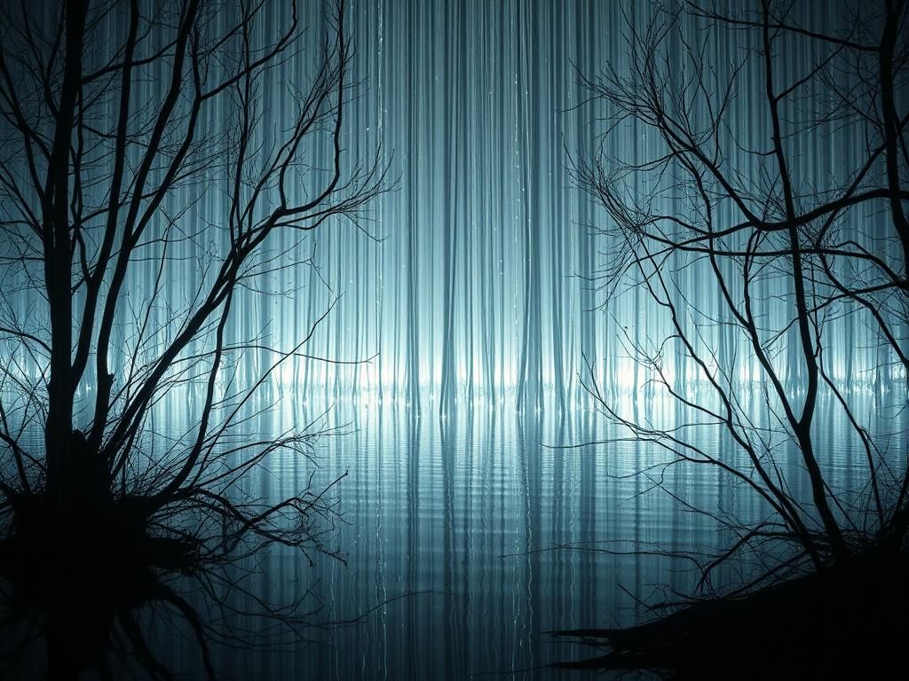 Surreal Abstract: Neon Glass and Superfluid Helium