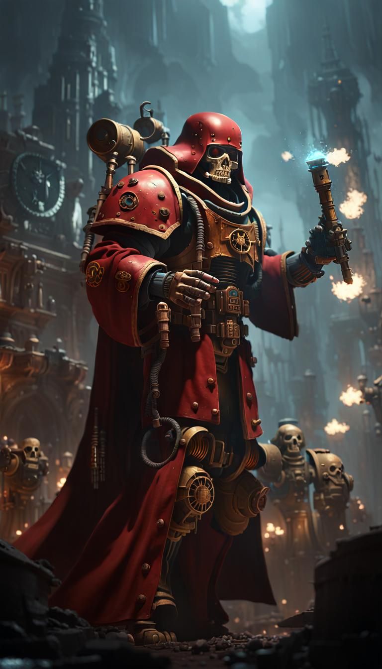 Epic Mechanicus Digital Matte Painting