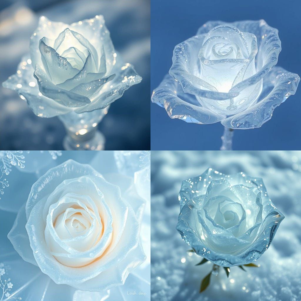 Ice Bloom in Frosty Beauty