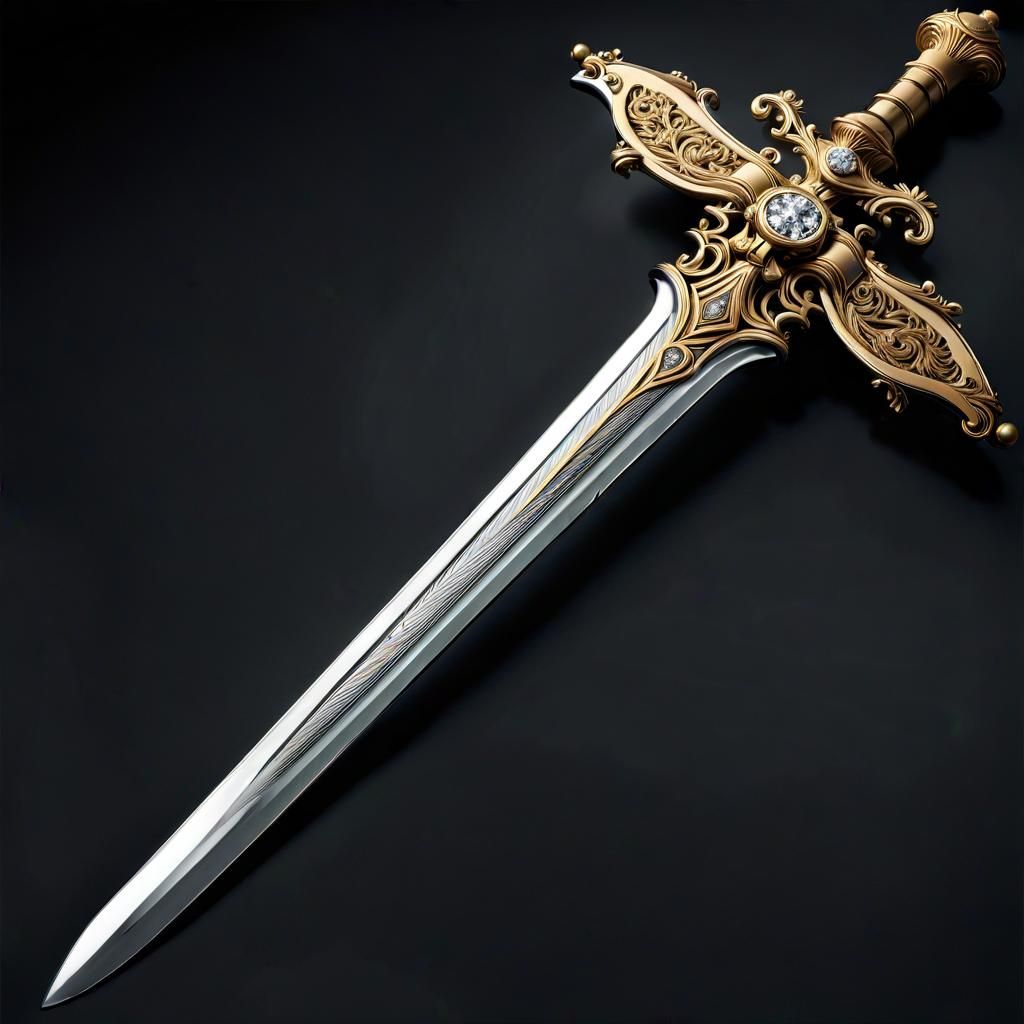 Holy Light Longsword with Lion Emblem