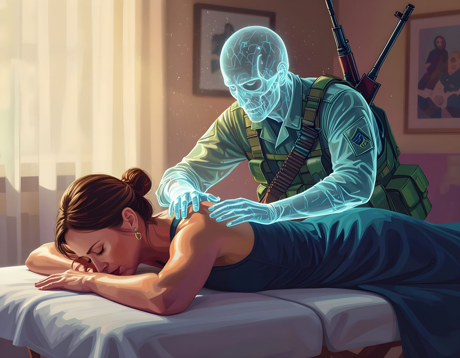 Ghostly massage