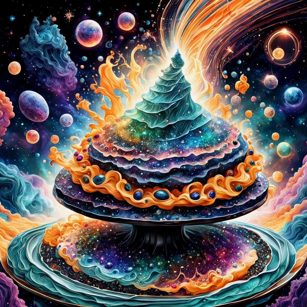 "The Opulent Bite: A Sandcake’s Gemstone Journey"