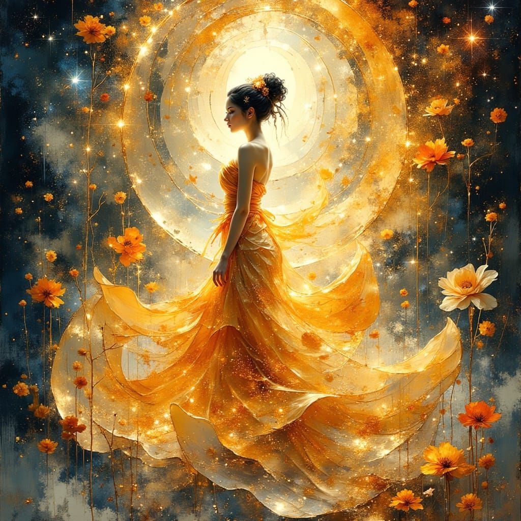 spirographing, asian-inspired motifs,