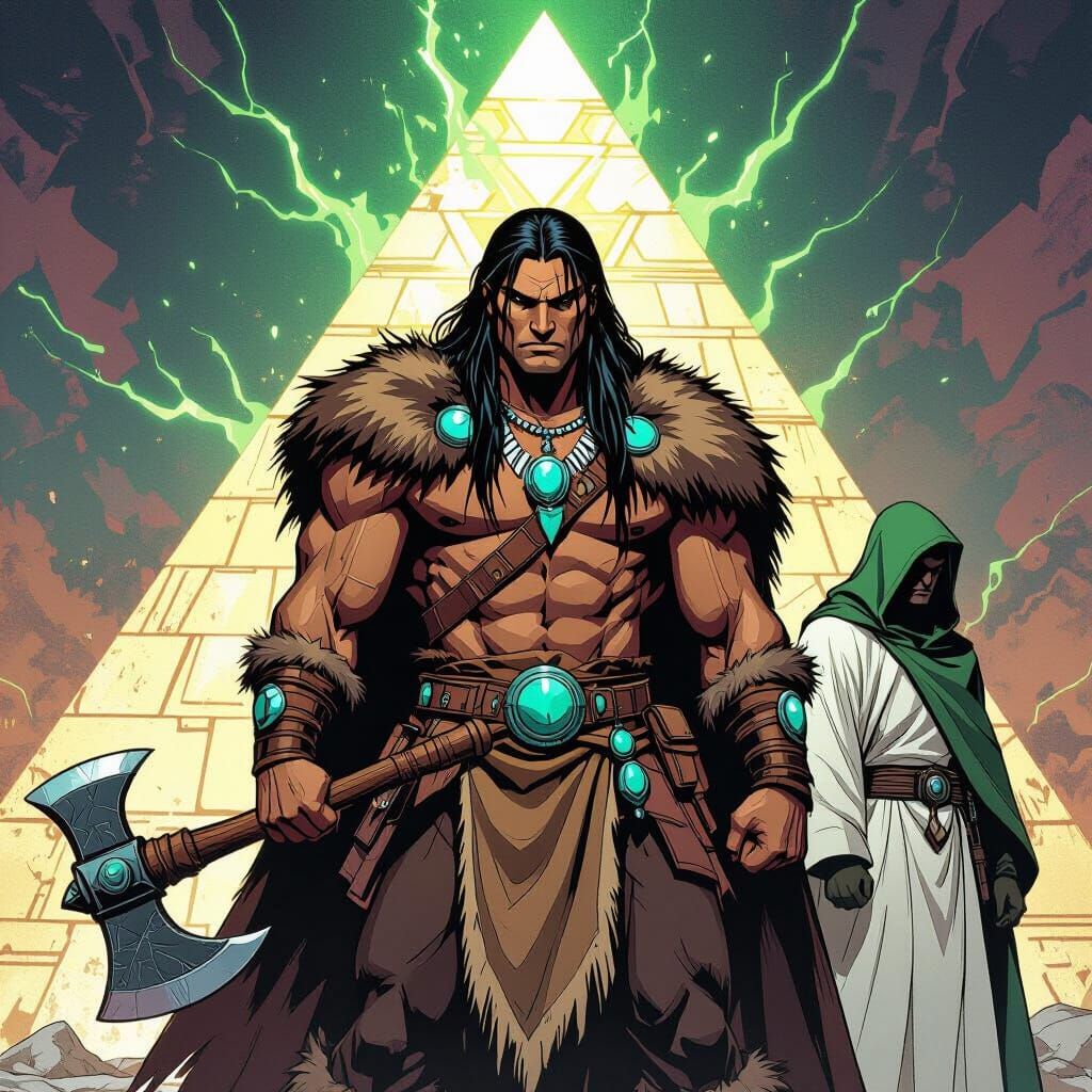 Immortal Men Comic Book Cover in Jim Lee Style
