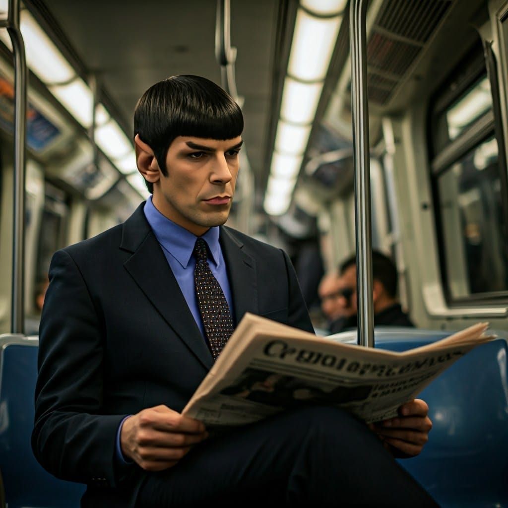 Spock in the Subway: A Focused Moment