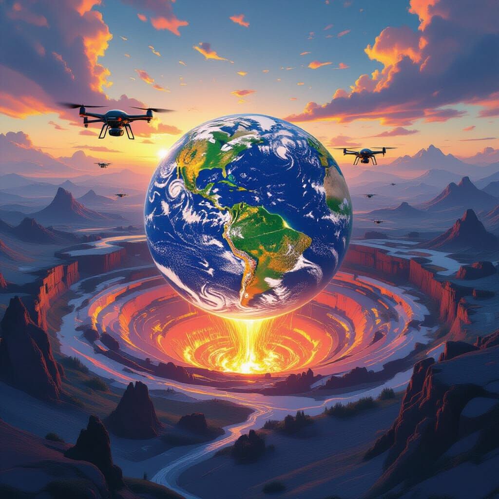 Drones Capture the Birth of Earth