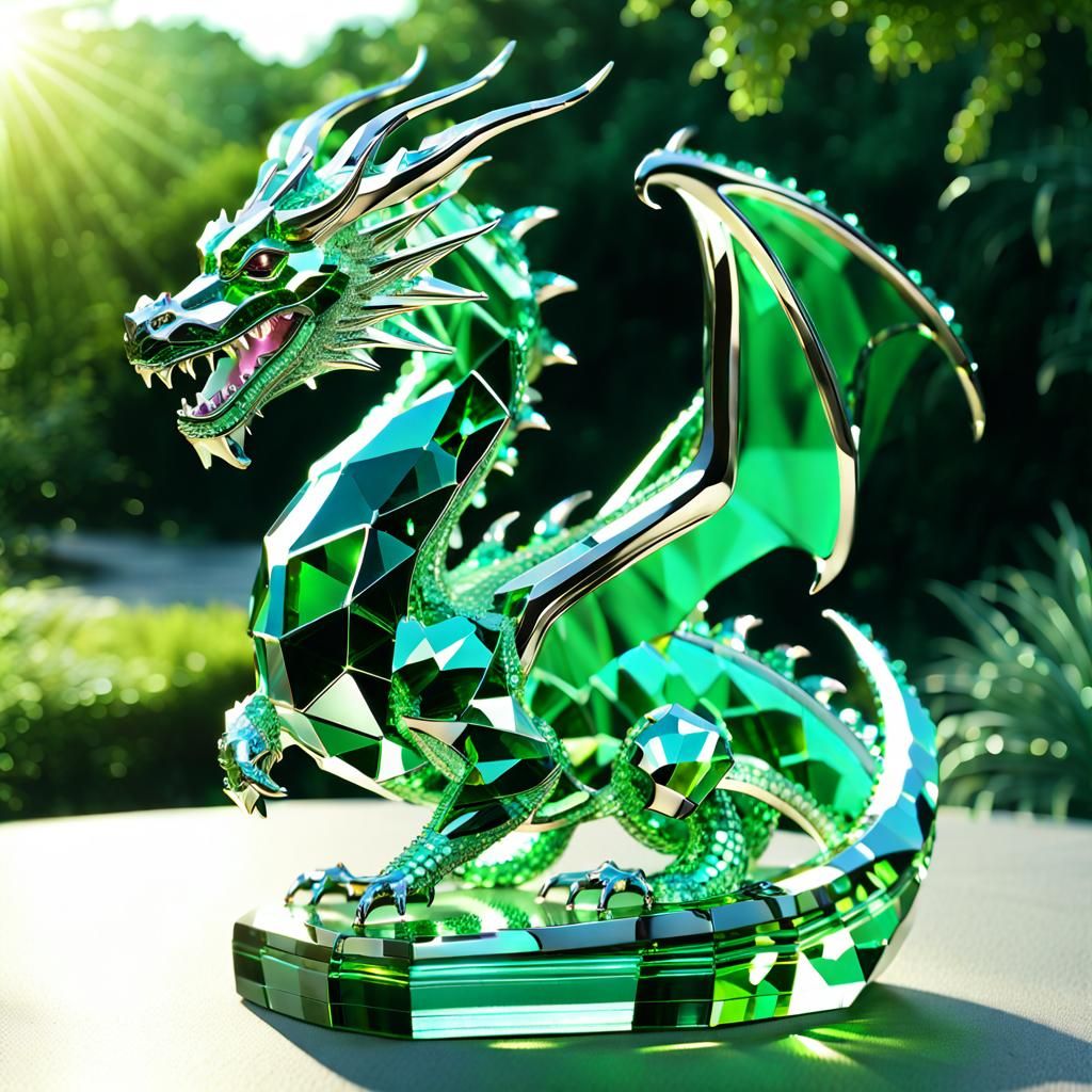 Green Crystal Dragon