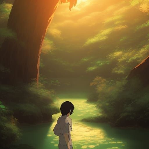 Anime Key Visual of Grief by Makoto Shinkai