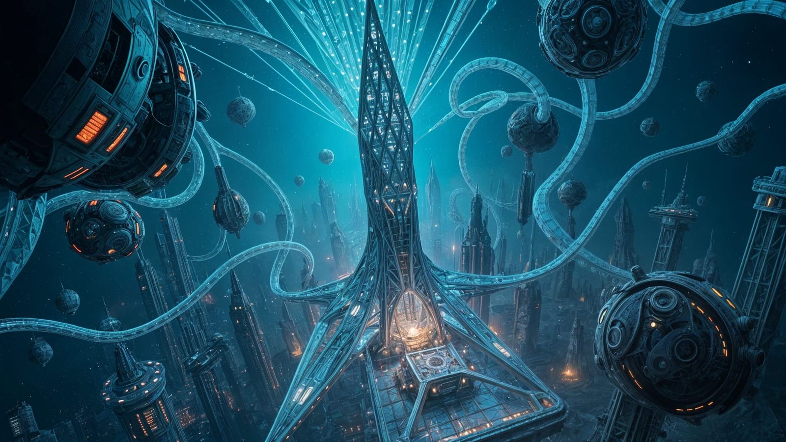 Human Evolution Merges with Technology in Conceptual Art