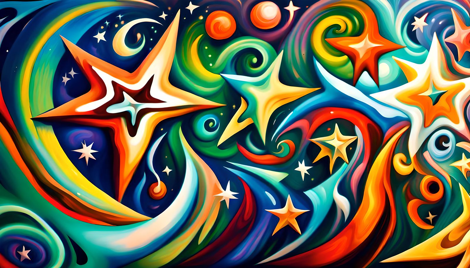 Variegated Star-Beings in Electromagnetic Plasma: Impasto Oi...