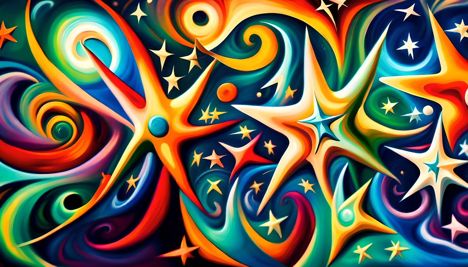 Colorful Star Beings in Electromagnetic Plasma