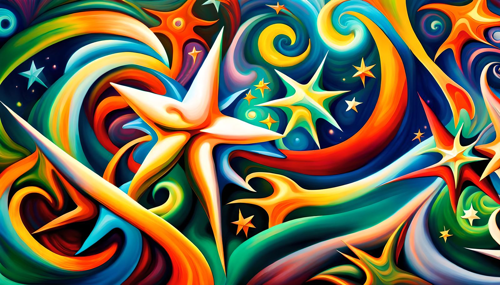 Colorful Star Beings in Electromagnetic Plasma