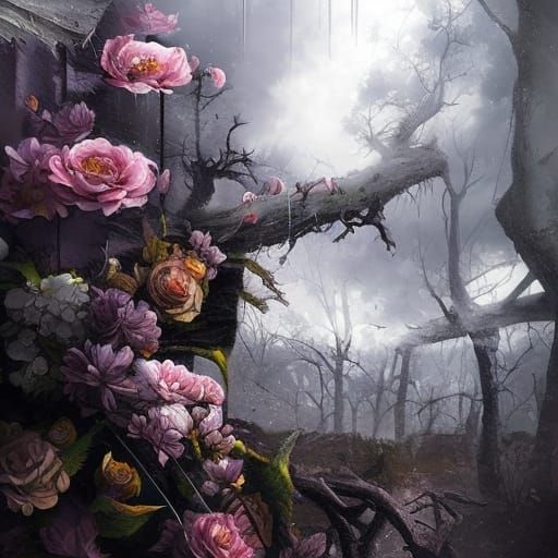 Post-Apocalyptic Thunderstorm Artgerm Style