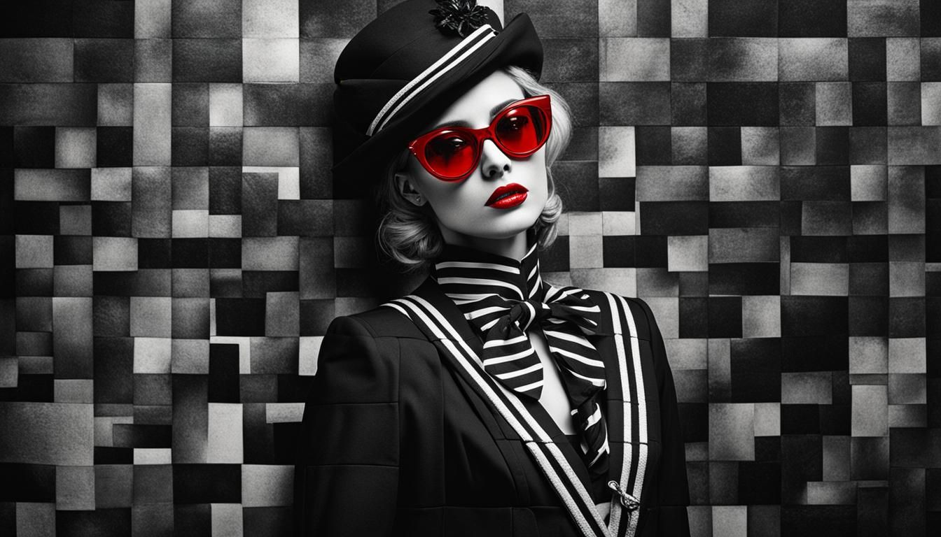 Gothic Victorian Puzzle in Charcoal Style