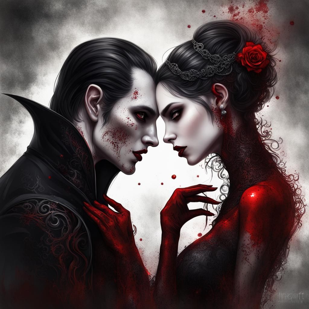 The Bloody Vampire Couple