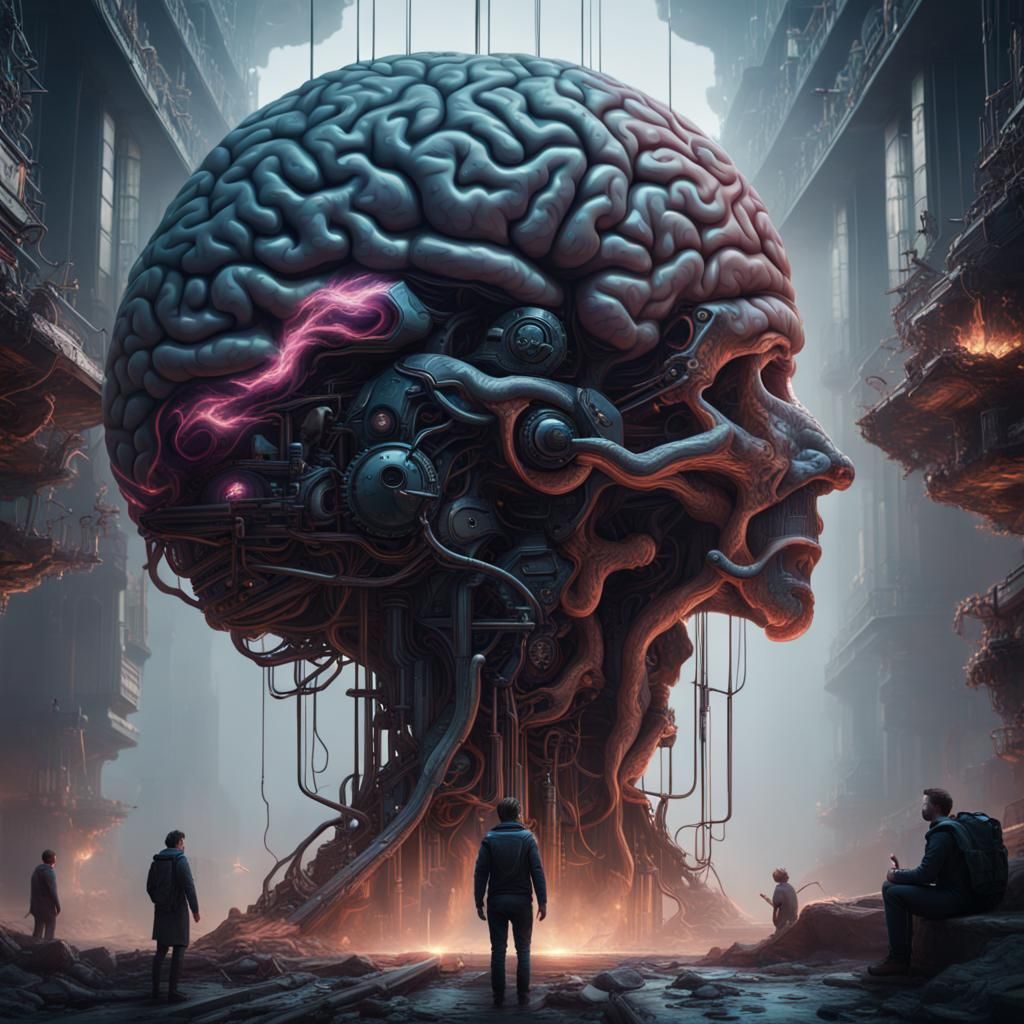 Surreal Technology Absorbs a Person's Mind