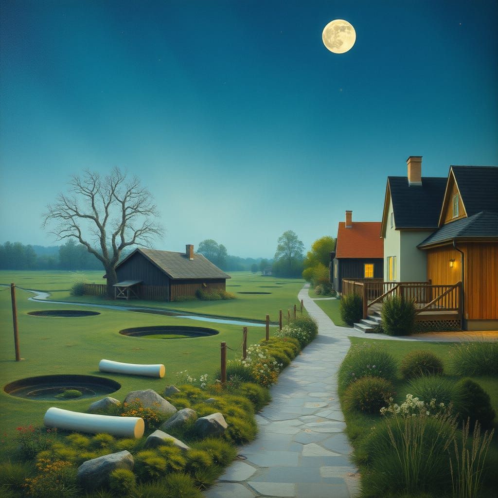 Impressionistic Digital Landscape Art