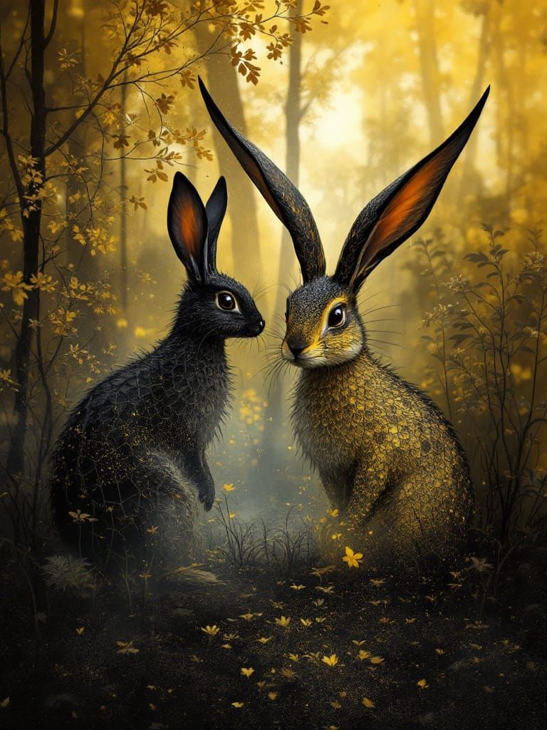 Mr and Mrs Dragonfishduck Become Hydnora Hares