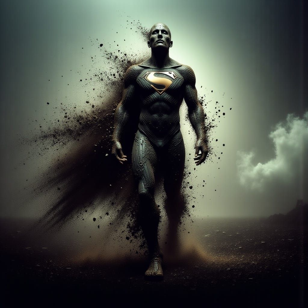 Superman in Post-Apocalyptic Disintegration