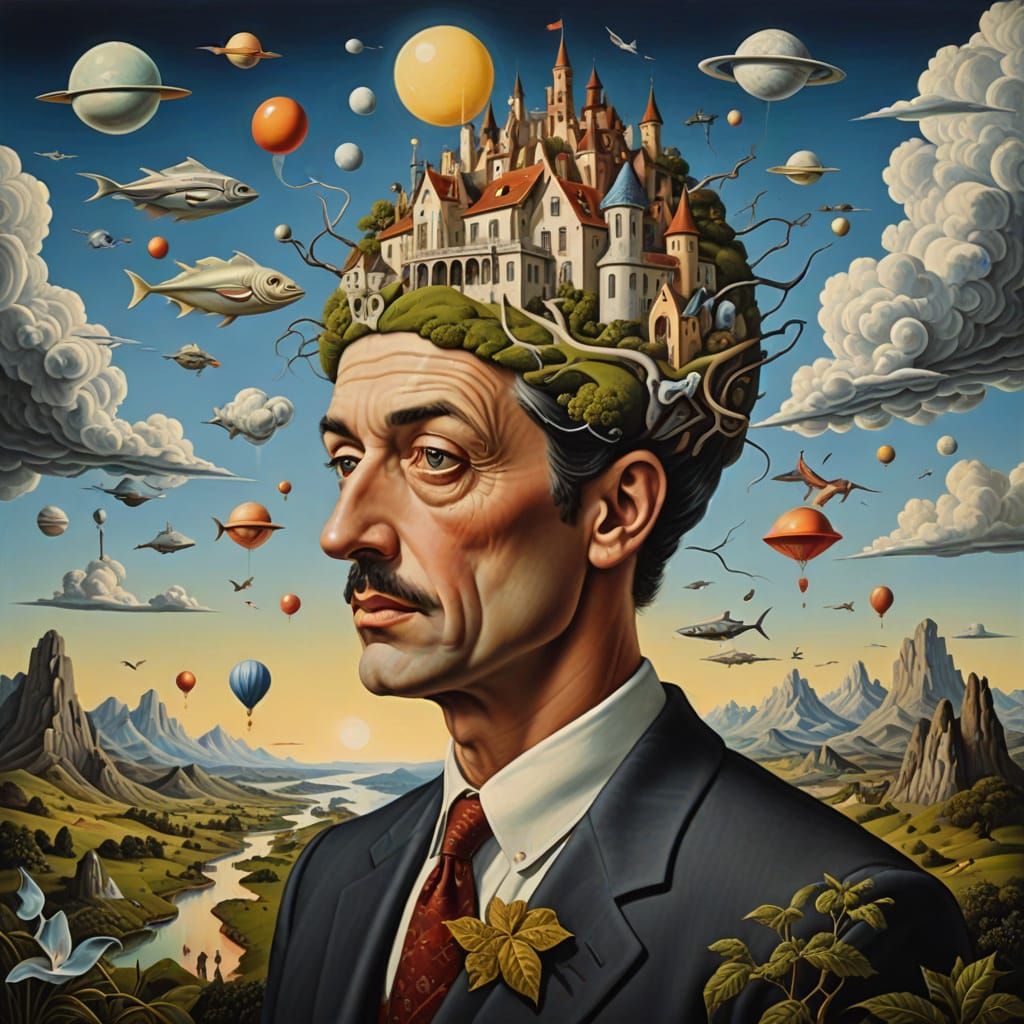 Surrealistic Masterpiece Unveils Hidden Realities