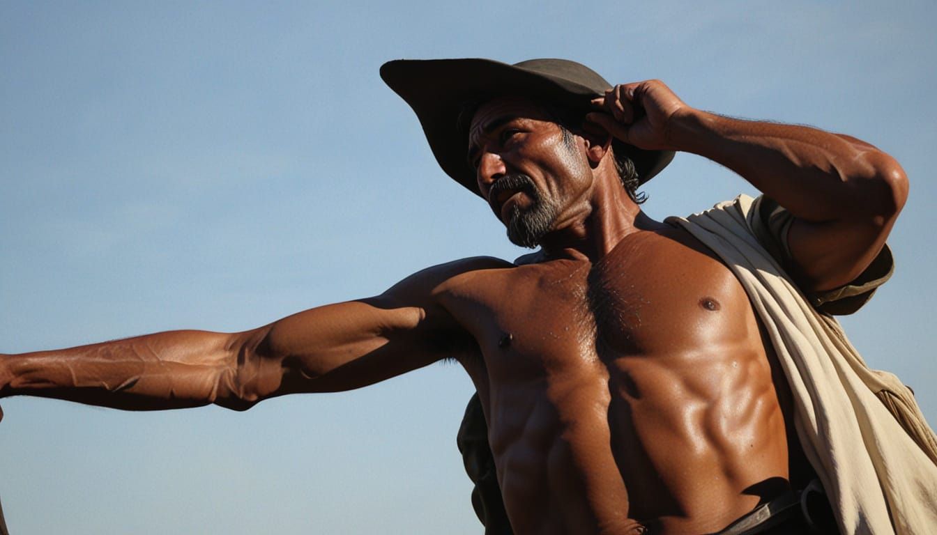 Dramatic Captain on Horseback in Dutch Baroque Style