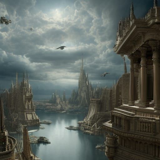 Epic Cityscape From Unique Perspective