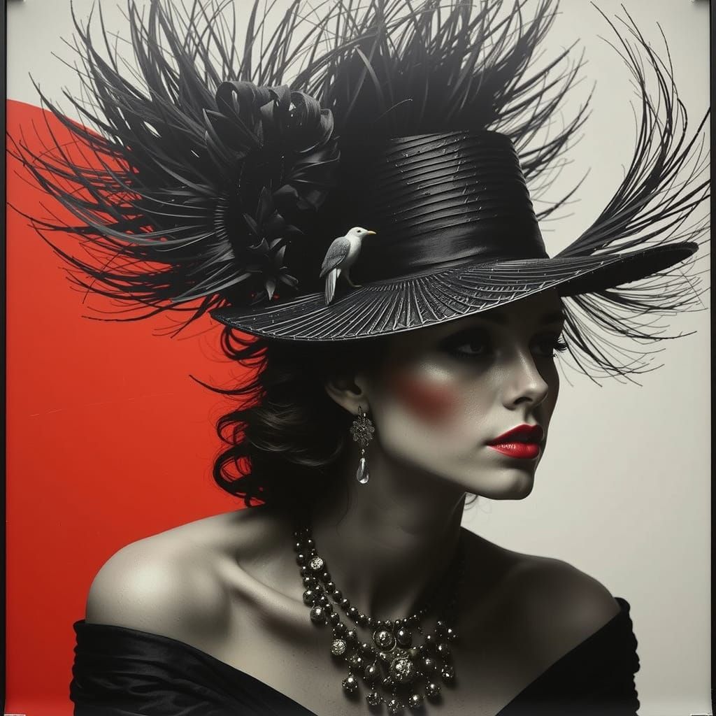 Crimson Swirls: Abstract Red Forms in Motion