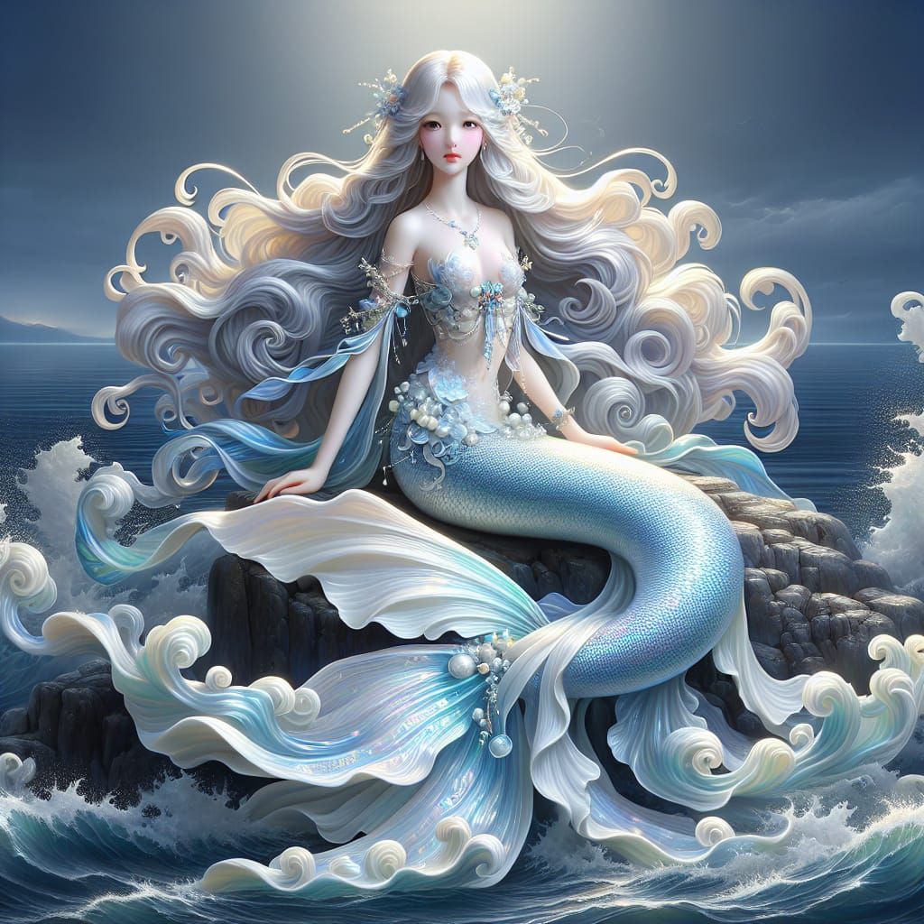 China doll mermaid
