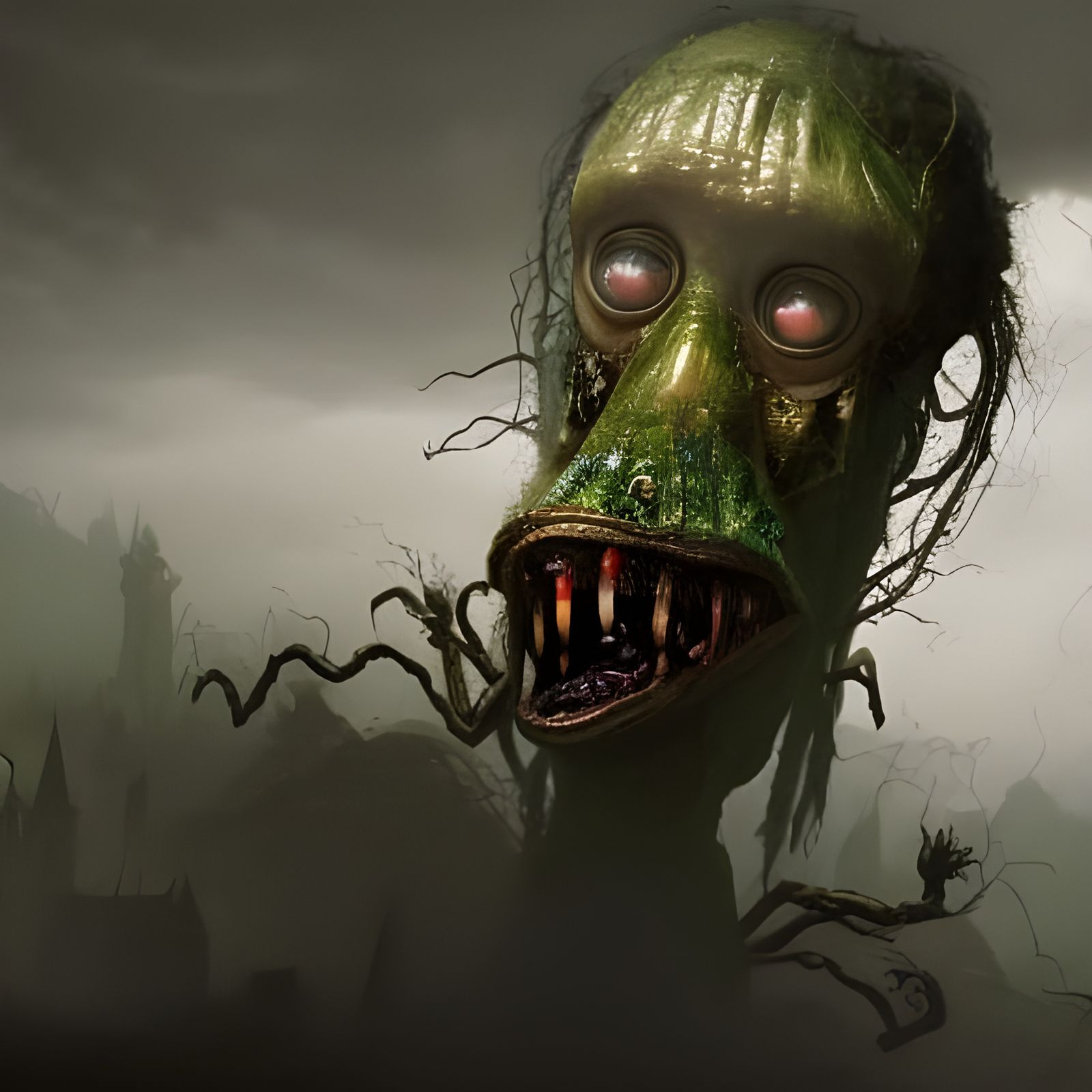 Disgusting Grinch Creature from the Black Lagoon Fusion