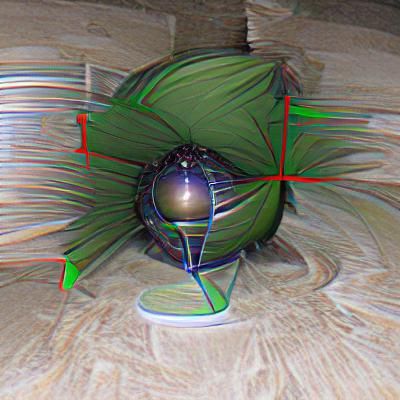 Colorful Hypersphere in a Cosmic Landscape