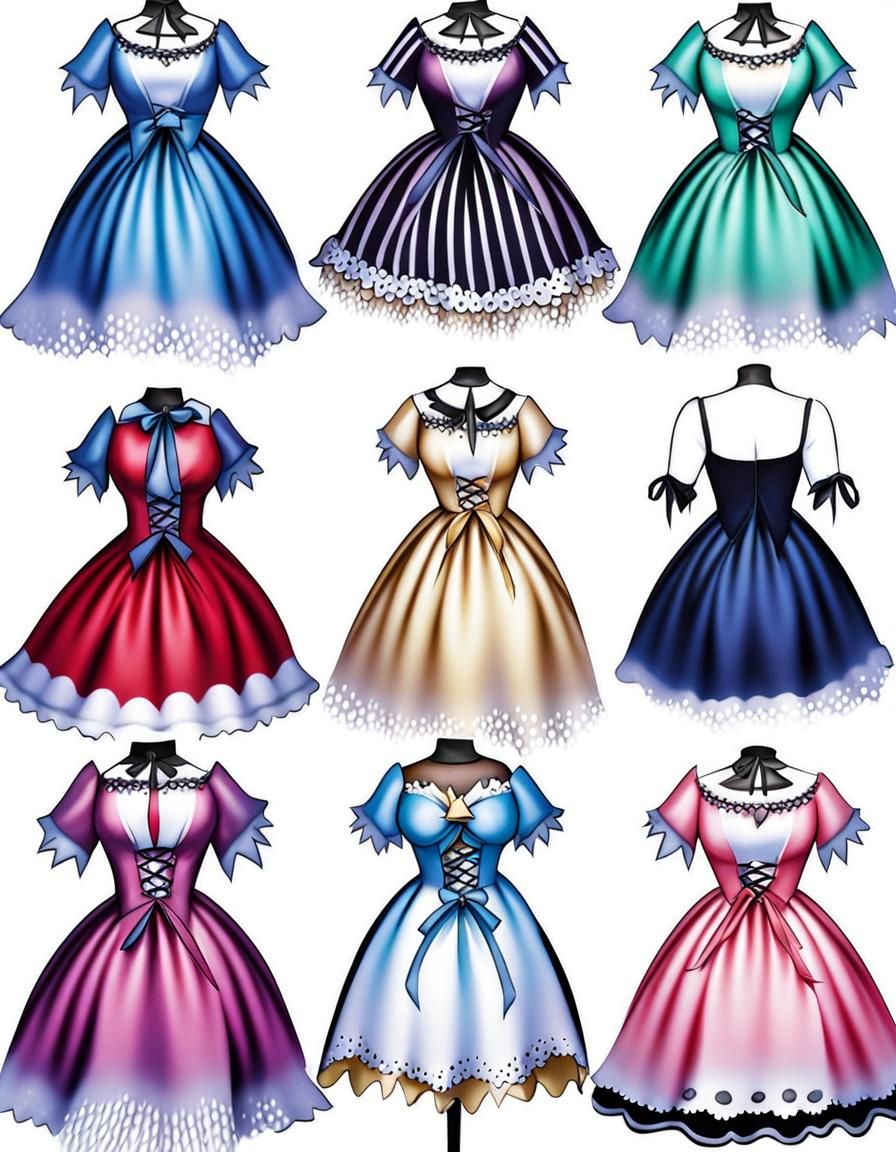 Elegant Dress Generated by AI