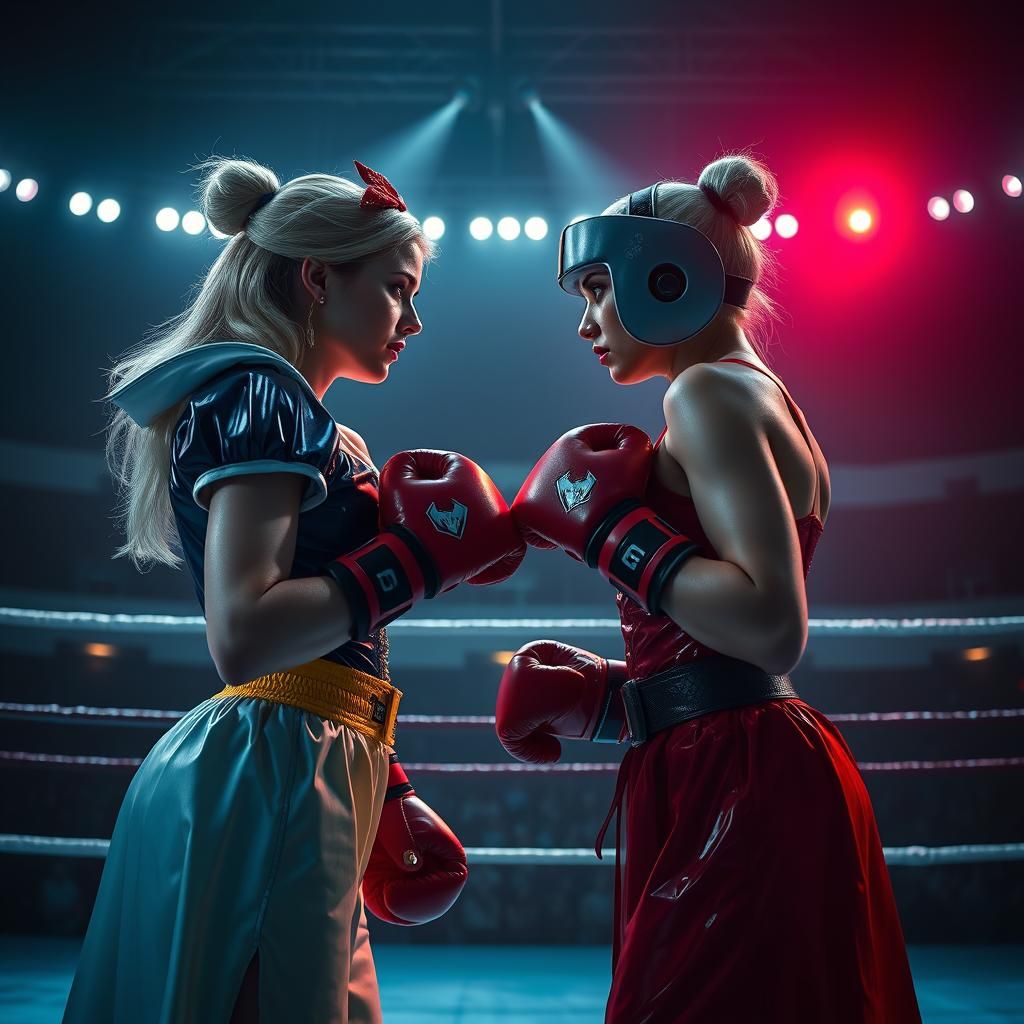 Snow White and Eva Frost Boxing Match