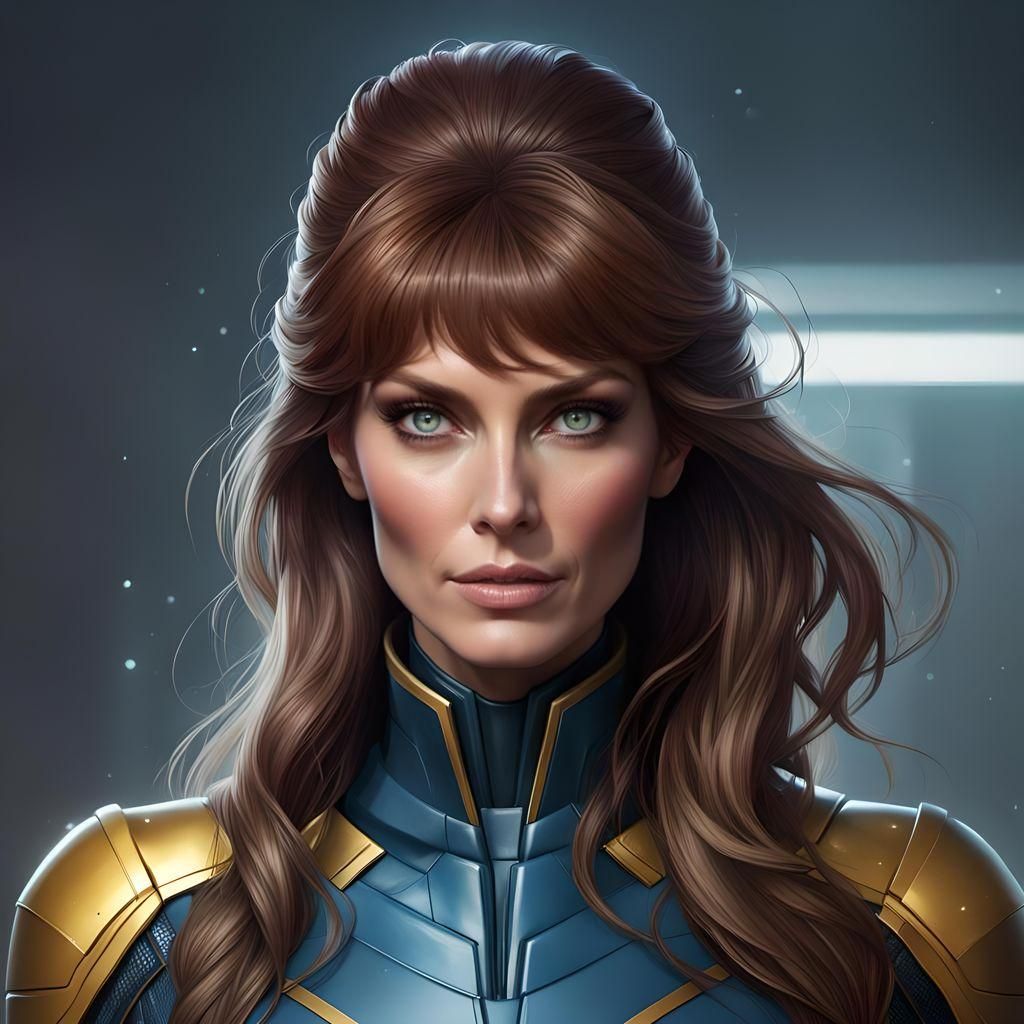 Hyperrealistic Portrait of X-Men OC Catherine Strucker