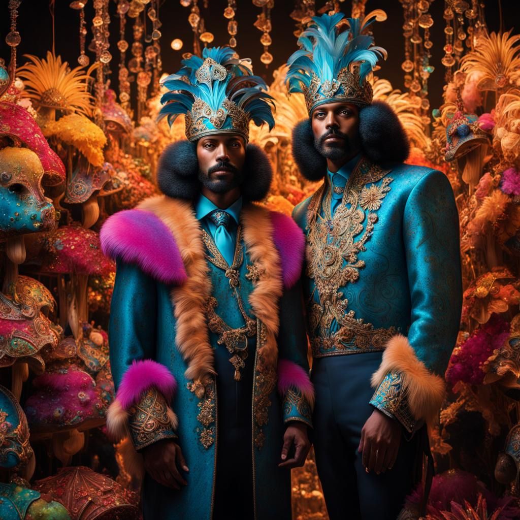 Bioluminescent Carnival Fantasy in Hyperreal Detail