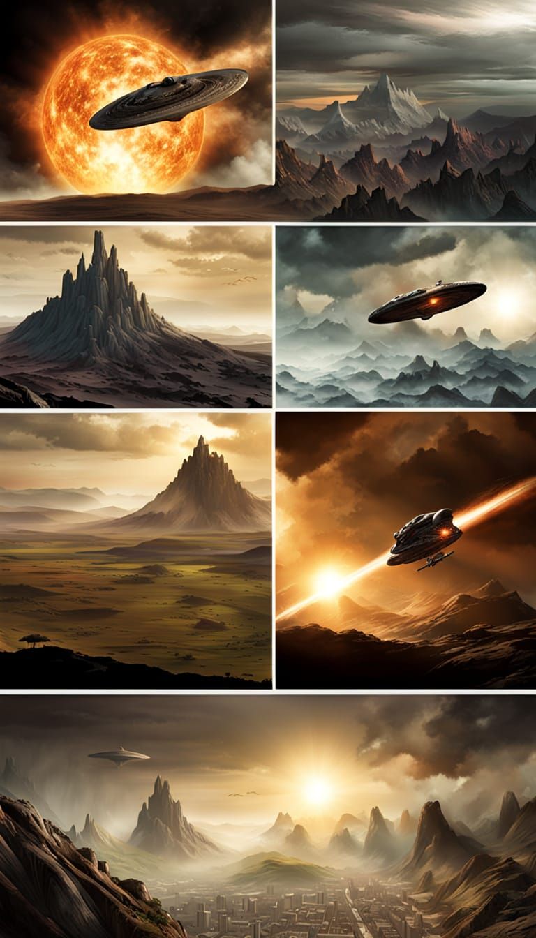 AI Art Illustrates The Shrike From Hyperion Cantos