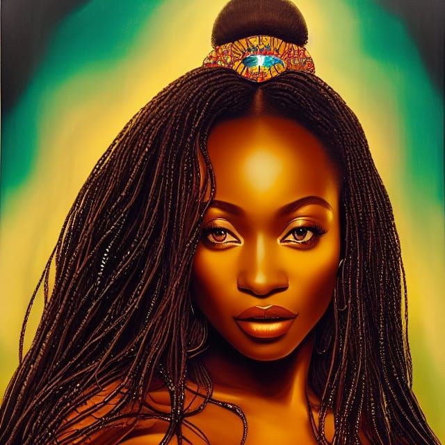 Ethereal Portrait of Sierra Leonean Woman