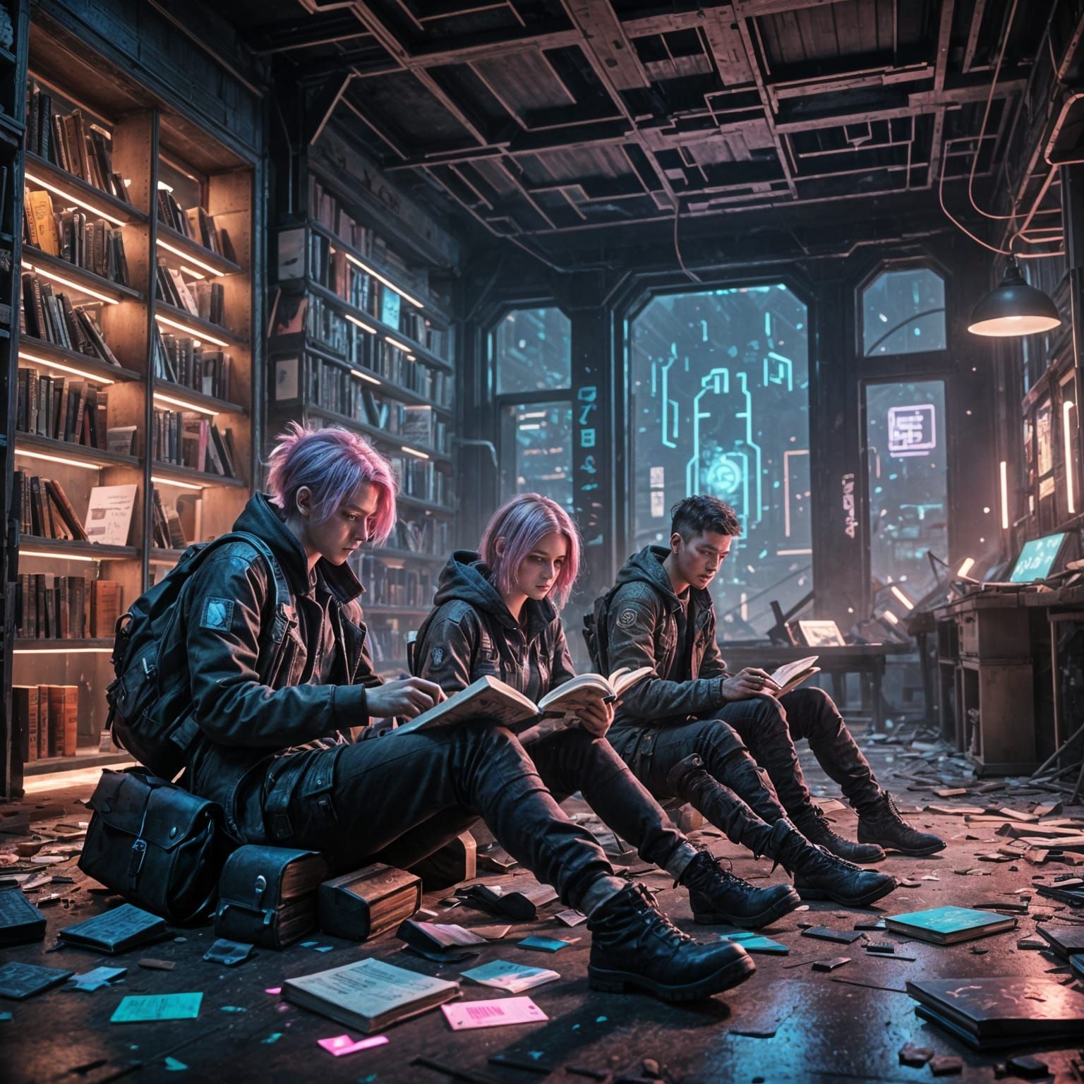 Futuristic Ruins of Knowledge