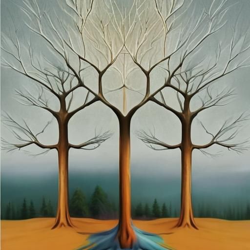 Abstract Fractal Tree Design