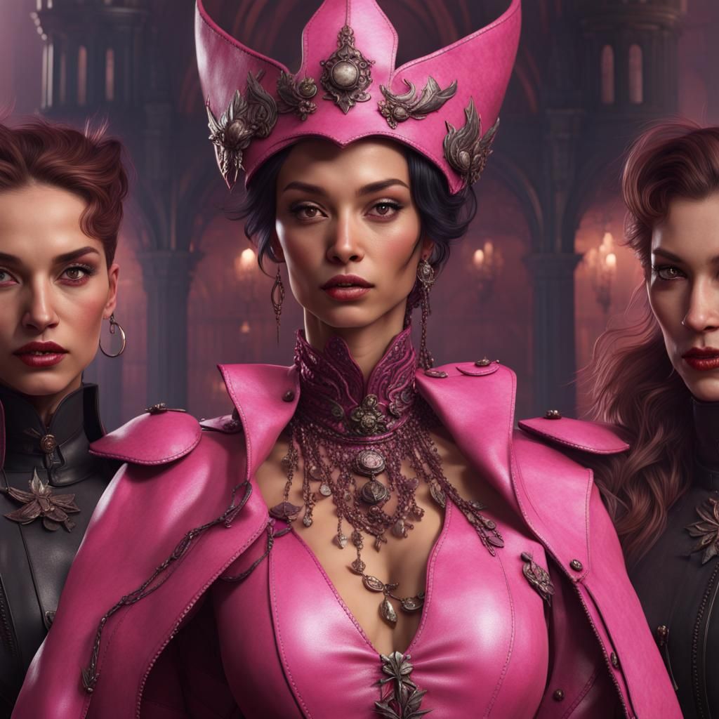 Yasmin Lee in Leather: Fantasy Concept Art