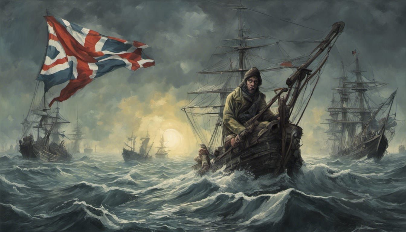 Sinister Pig Soldiers Stealing Food During Famine