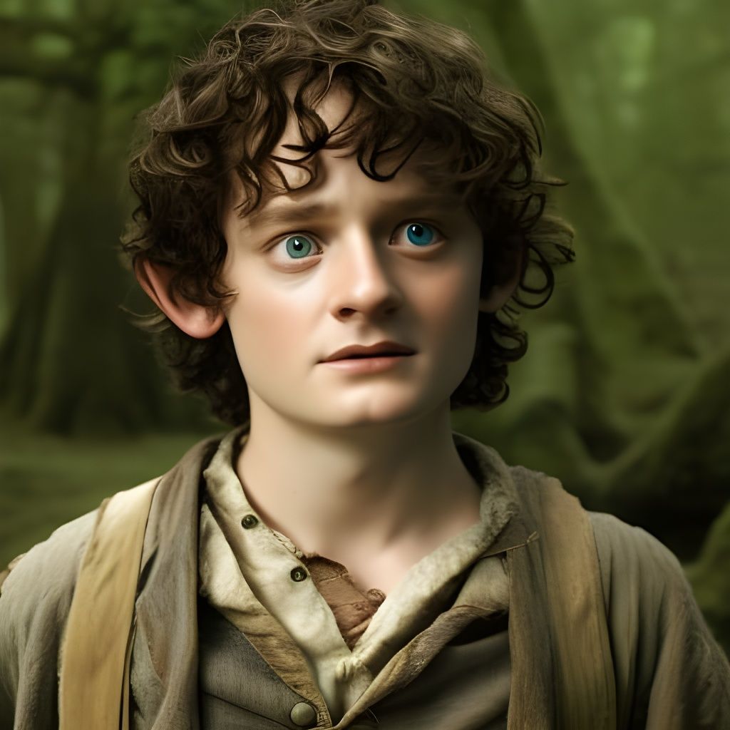 Frodo Baggins Portrait in Leibovitz Style