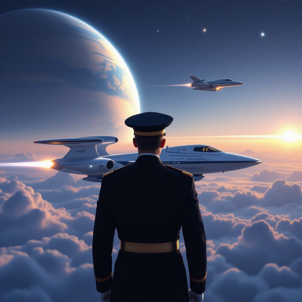 Starfleet Officer's Duty: A Cinematic Digital Painting