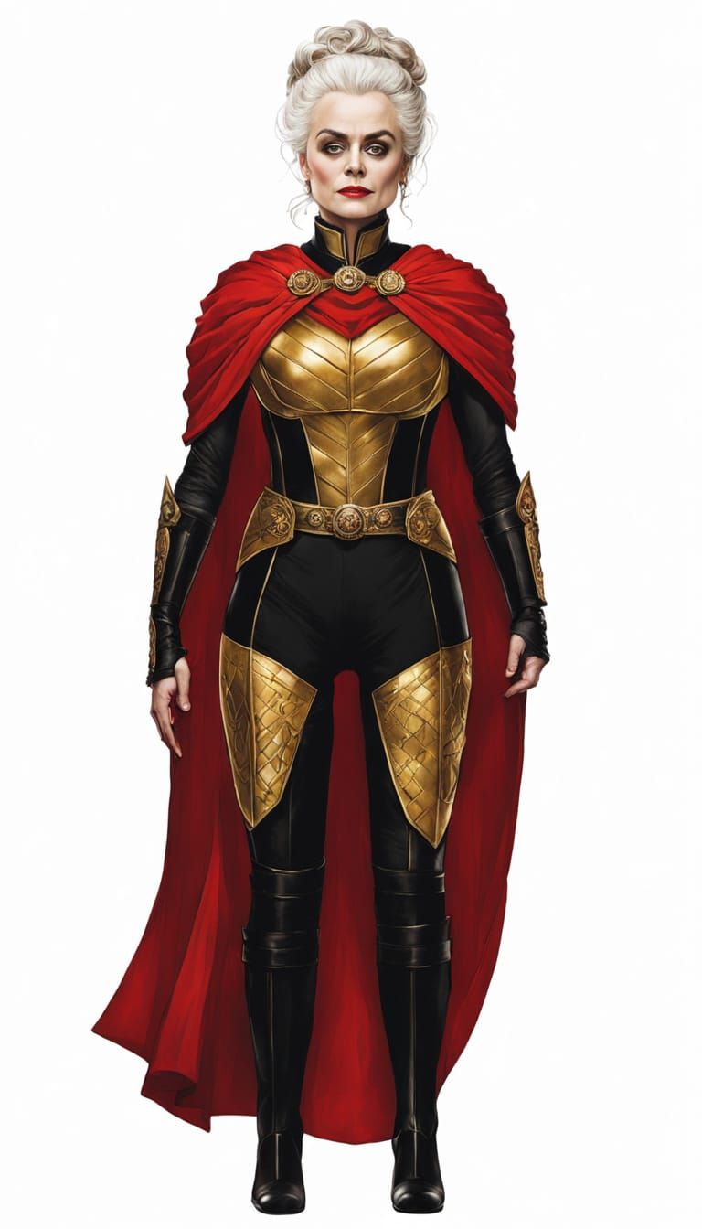 Helena Bonham Carter as Granny Goodness in Armor