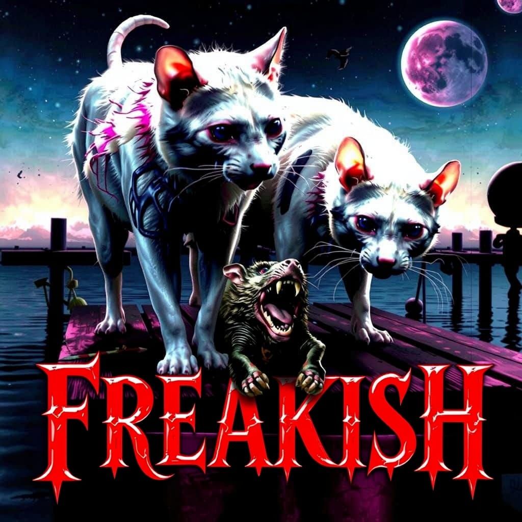 Change the text "INTERESTING"  to "FREAKISH" "but cool"  in ...