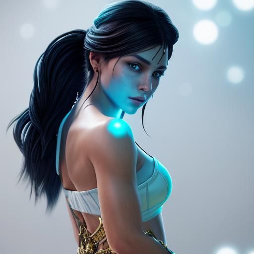 Armored Warrior Portrait in Ornate Style