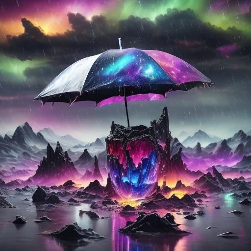 Futuristic Cityscape: Hyperrealistic 3D Waste in Brilliant C...