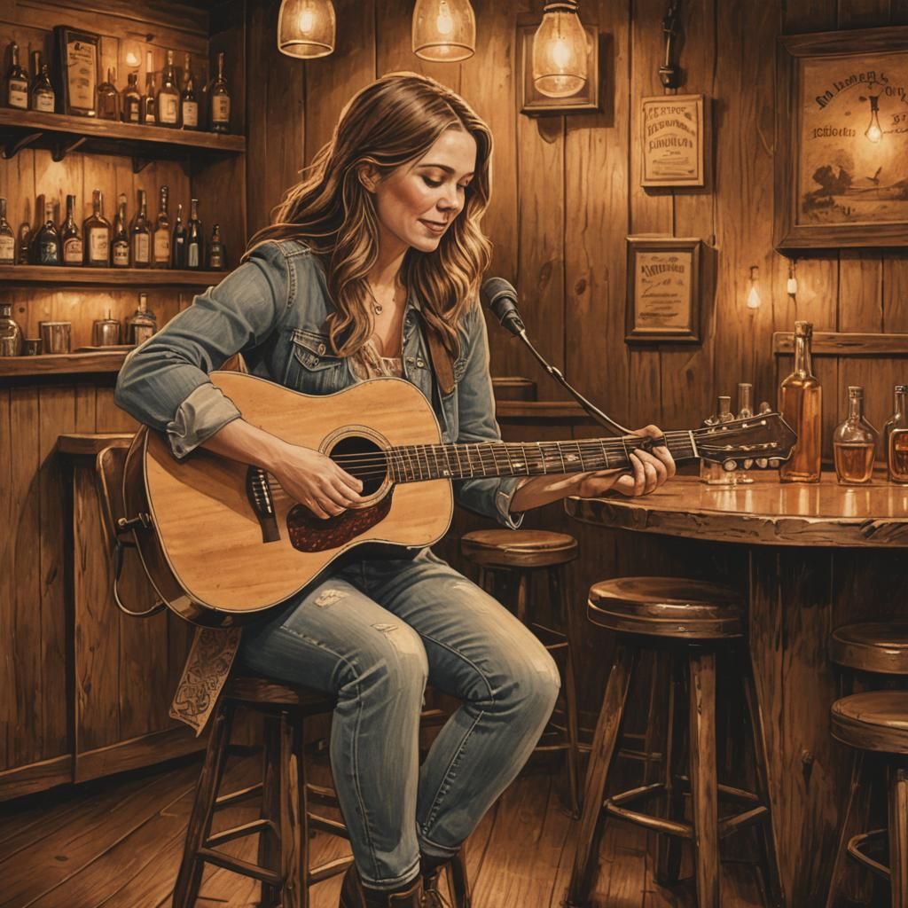 Allison Krause: Folk Art Whiskey Lullaby