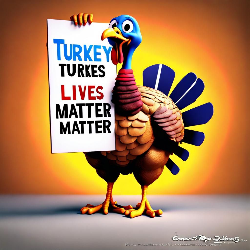 Turkey Activism in Pixar-Style 3D Digital Art